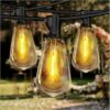 DAYBETTER Outdoor String Lights 100FT Waterproof