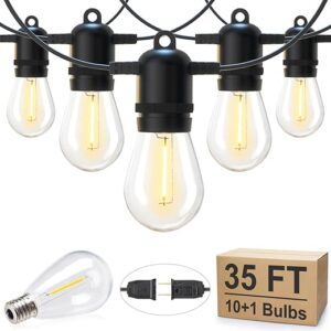 Brightown Outdoor String Lights 35FT Patio Lights