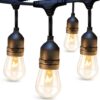addlon Outdoor String Lights With Edison Bulbs