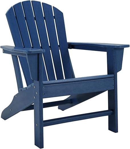 Signature Design by Ashley Outdoor Sundown Treasure Adirondack Chair, Blue