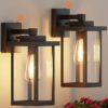 WIHTU Outdoor Wall Mount Porch Lights Fixture