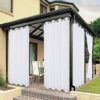 Outdoor Waterproof Privacy Curtains, 54W x 84L