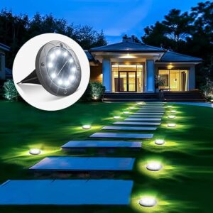 Brightown Outdoor Waterproof Solar LED Lights, 12 Pack