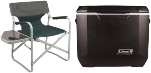 Coleman Outpost Breeze Portable Deck Chair With Cooler