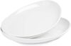 Sweese Oval Porcelain Serving Platters, 14.5 Inch, Set Of 2