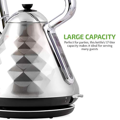 OVENTE Electric Kettle 1.7 L 1500W Boiler - Image 2