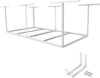 FLEXIMOUNTS Overhead Garage Storage Rack With Hooks