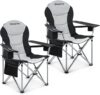 KingCamp Oversized Folding Chair With Lumbar Support