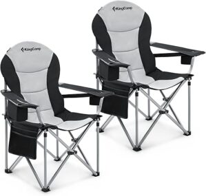 KingCamp Oversized Folding Chair With Lumbar Support
