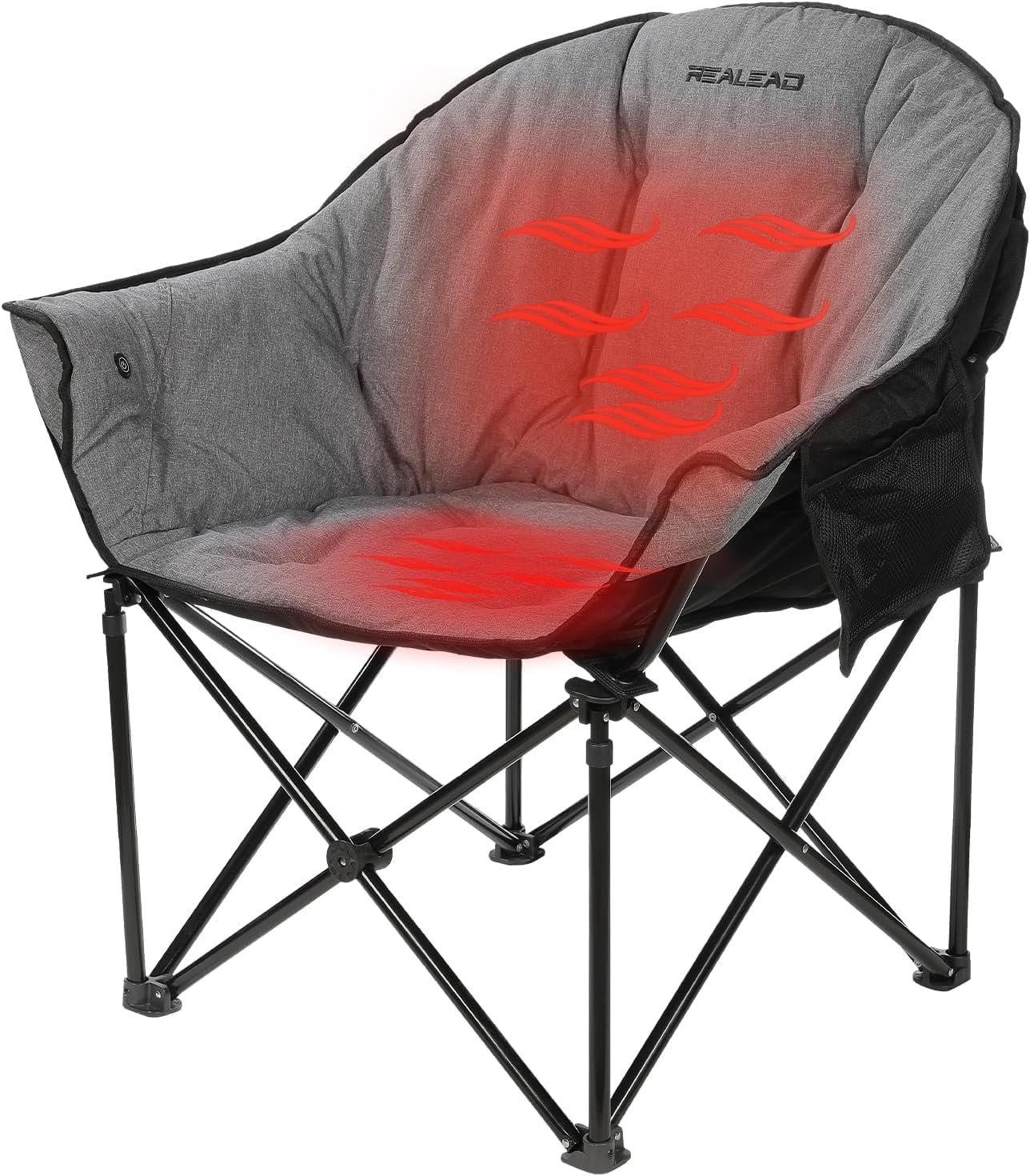 REALEAD Oversized Heated Camping Chair With Heating