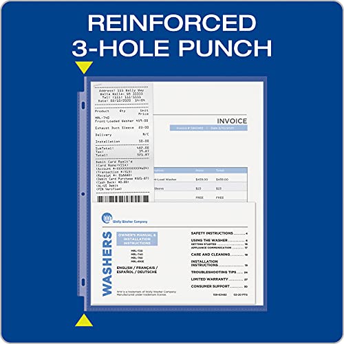 Oxford Clear Top Load Sheet Protectors, 33267 - Image 3