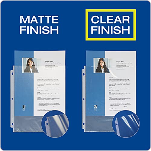 Oxford Clear Top Load Sheet Protectors, 33267 - Image 2