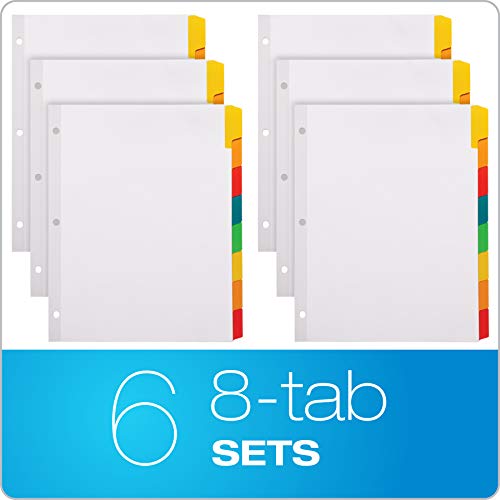 Oxford Durable Erasable Binder Dividers, 8 Tab (89991) - Image 3