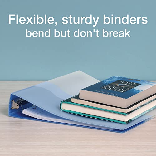Oxford Wave Binders, Strong Flexible Poly, 4-Pack - Image 4