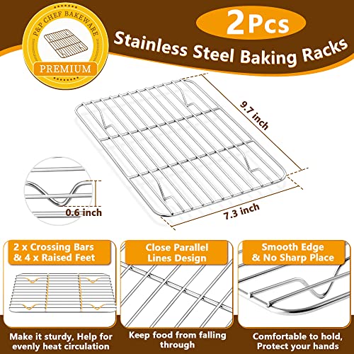 P&P CHEF Toaster Oven Pan And Rack Set - Image 3