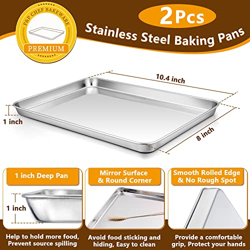 P&P CHEF Toaster Oven Pan And Rack Set - Image 2