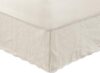 Greenland Home Paisley Quilted Bed Skirt, Ivory, Queen GL-1710GBKQ