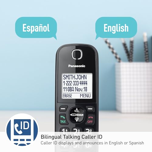 Panasonic Corded/Cordless Phone With Call Block KX-TGF852B - Image 5