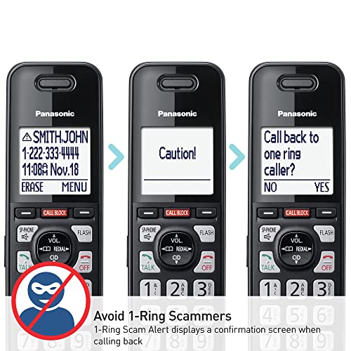 Panasonic Cordless Phone With Call Block, KX-TGF944B - Image 5