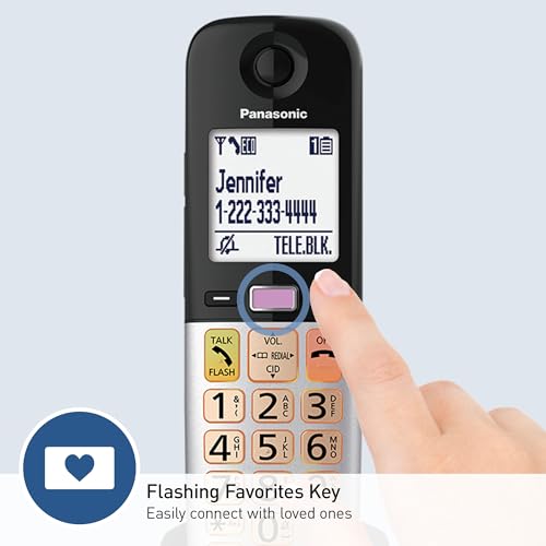 Panasonic Cordless Phone With Large Display And Buttons - Image 3