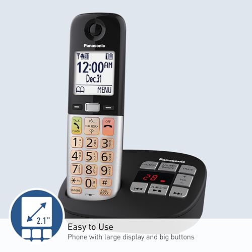 Panasonic Cordless Phone With Large Display And Buttons - Image 5