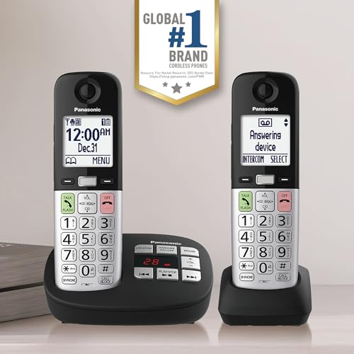 Panasonic Cordless Phone With Large Display And Buttons - Image 2