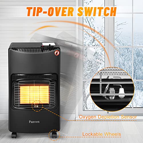 Panven Patio Propane Heater, 18,000 BTU Portable - Image 3