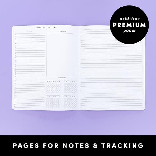 PAPERAGE 2025 Monthly Planner, Painted Floral - Image 4