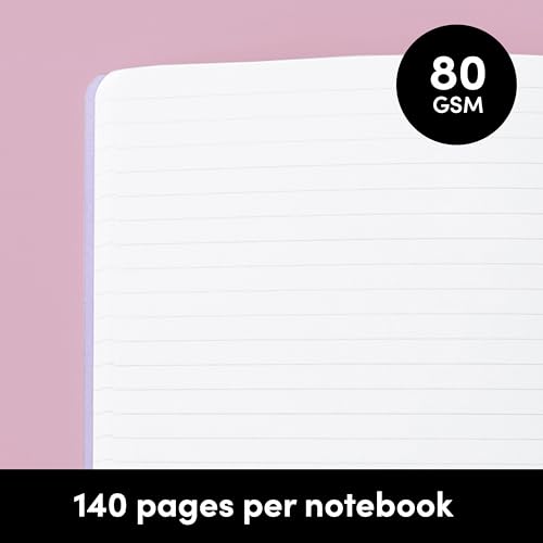 PAPERAGE 6-Pack Composition Notebook Journals, 140 Pages - Image 4