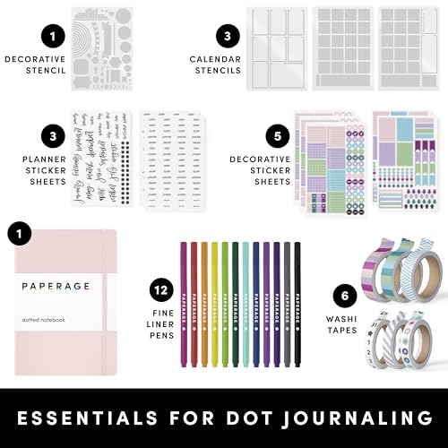 PAPERAGE Bullet Journal Kit With Accessories - Image 3