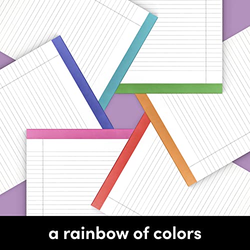PAPERAGE Lined Legal Pads, Rainbow, 6 Pack - Image 5