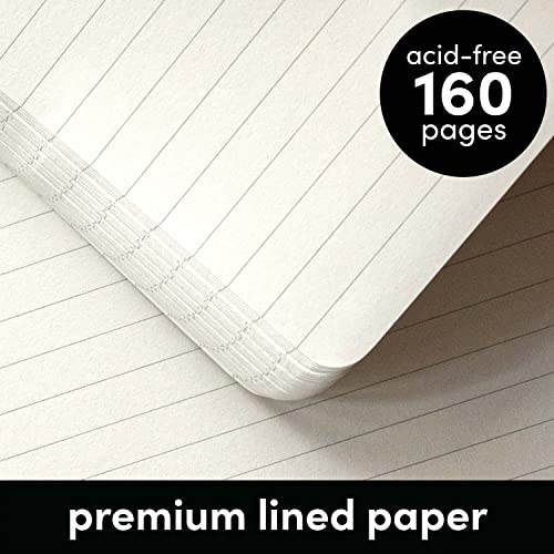 PAPERAGE Lined Pocket Journal Notebook, 3 Pack - Image 4