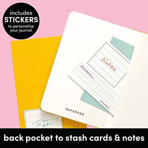 PAPERAGE Lined Pocket Journal Notebook, 3 Pack - Image 5