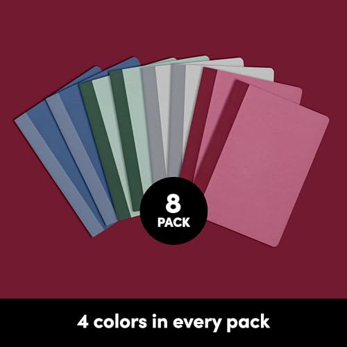 PAPERAGE Small Composition Notebook Journals, 8-Pack - Image 3