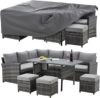 U-MAX Patio Furniture Set: 7 PCS Outdoor Sectional