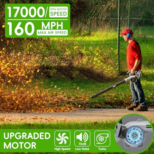 PATODOR Cordless Electric Leaf Blower With Batteries - Image 2