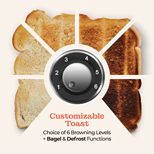 Peach Street Compact Digital Countdown Bread Toaster - Image 3