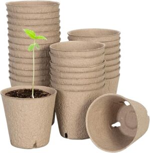 VIVOSUN Peat Pots, 30 Packs Seed Starting Pots