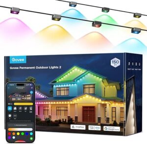 Govee Permanent RGBIC Outdoor Lights, 150ft IP67
