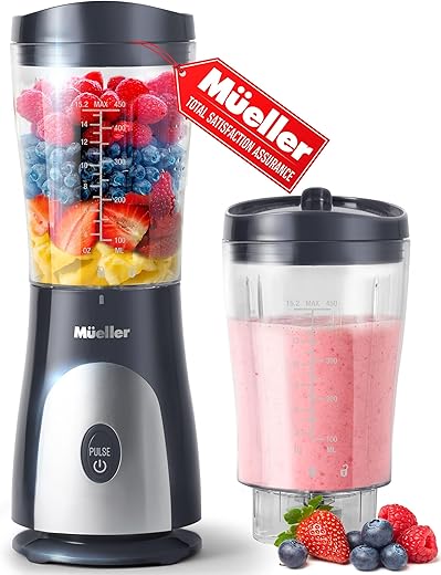 MÜELLERHOME Personal Blender With 15 Oz Cup