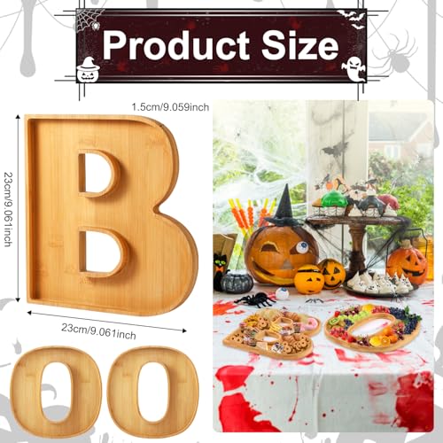 PEUTIER Halloween Cheese Board Wooden Serving Platter - Image 2