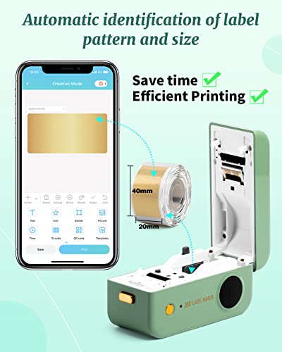 Phomemo Large Label Maker Machine D50, Bluetooth Printer - Image 3