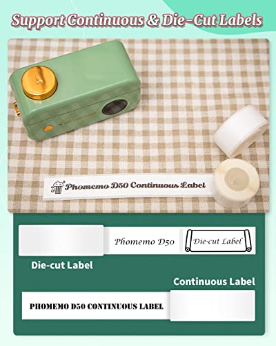 Phomemo Large Label Maker Machine D50, Bluetooth Printer - Image 2