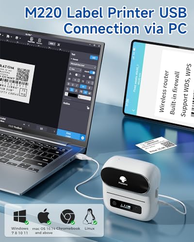 Phomemo M220 3.14 Inch Bluetooth Thermal Label Printer - Image 4
