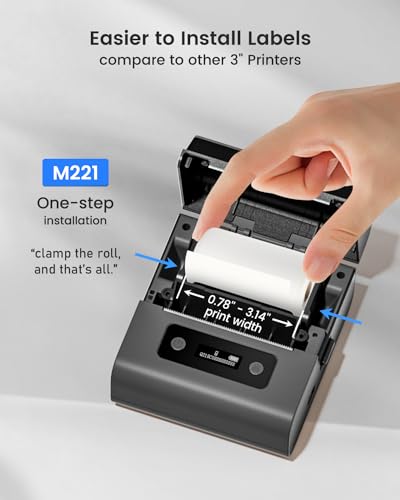 Phomemo M221 3 Inch Bluetooth Thermal Label Maker - Image 5