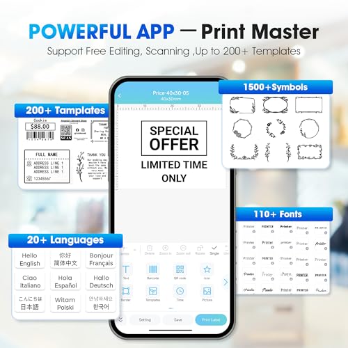 Phomemo M250 3-Inch Thermal Label Maker - Image 3
