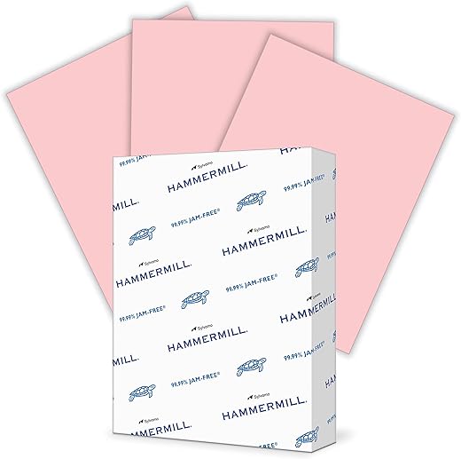 Hammermill Pink 20lb Printer Paper, 103382R