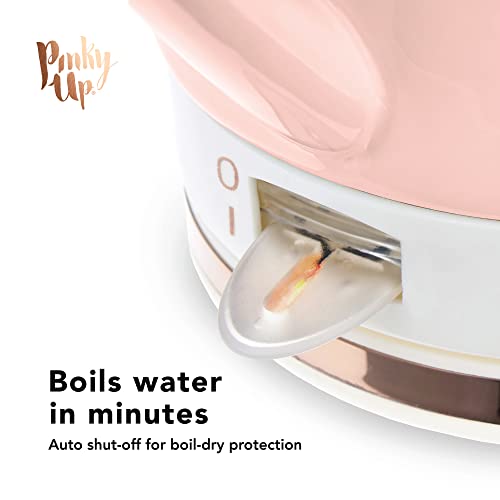 Pinky Up Noelle Ceramic Gooseneck Electric Kettle - Image 3