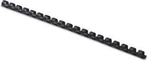 Fellowes Plastic Comb Bindings, 1/4-Inch, Black