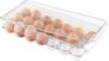 InterDesign Plastic Egg Holder With Lid, Clear